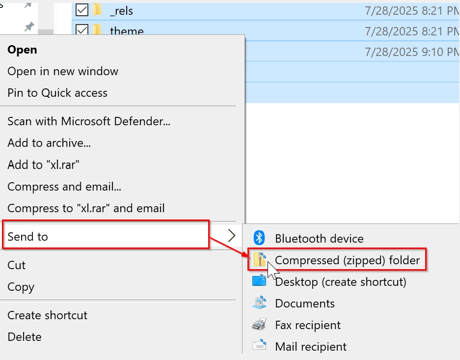 Unlocking Excel Sheet Using the XML Editing without Password