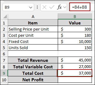 Applying Goal Seek for Sensitivity Analysis