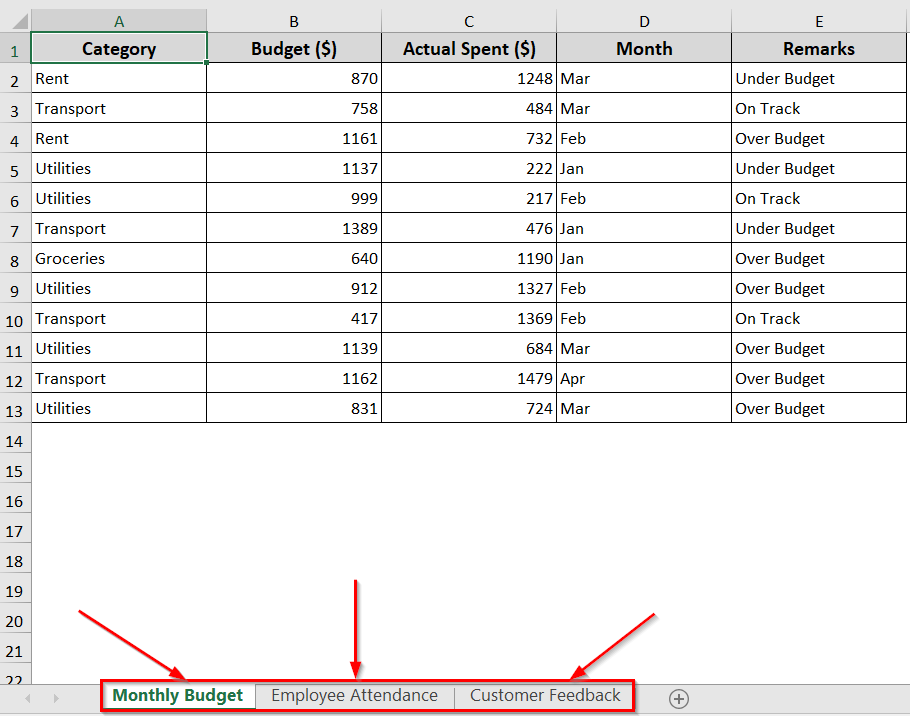 Check If the Sheet Exists in the Current Workbook