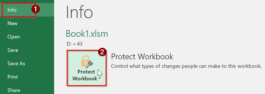 Insert Invisible Digital Signatures in Excel