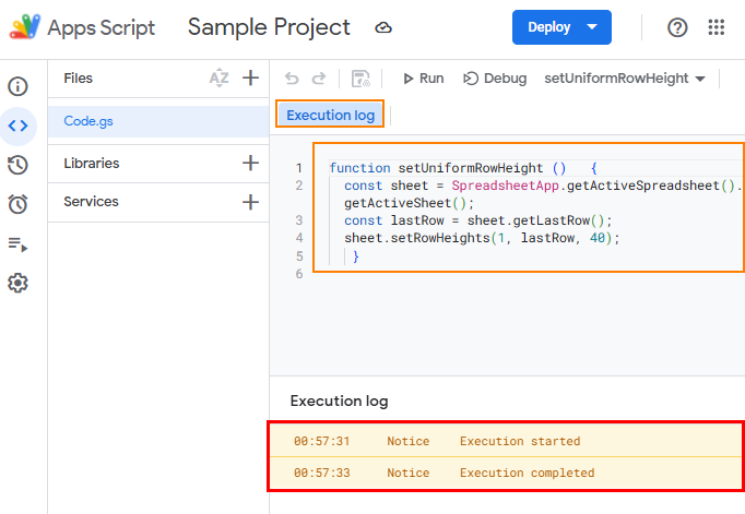 Use Google Apps Script to Automate Row Height