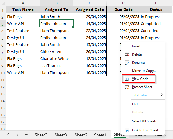 Use VBA to Lock Cells
