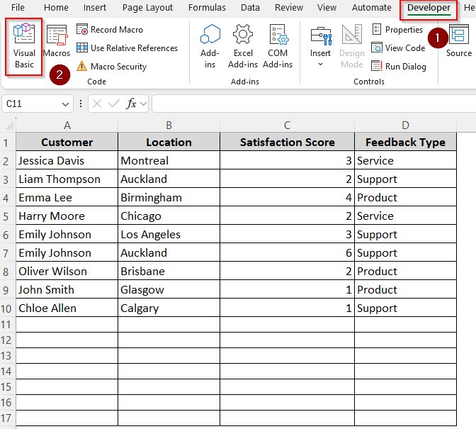 Remove Blank Rows at the Bottom Using a Custom VBA Macro