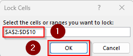 Use VBA to Lock Cells