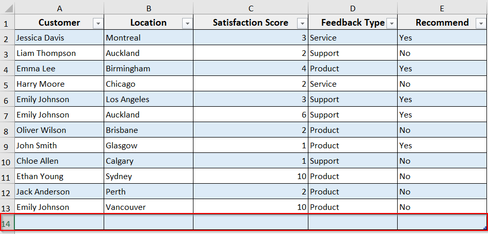 Insert Row into an Excel Table with VBA