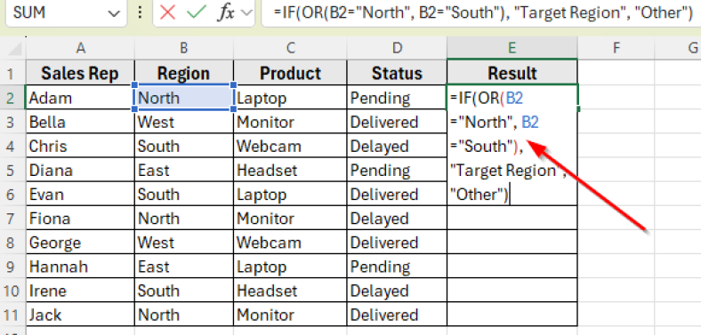 How to Use IF Function with OR Statement in Excel - Excel Insider