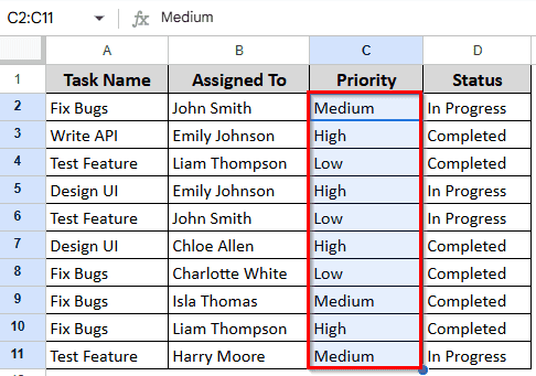 Sorting Single Column with ‘Sort Range’ Option