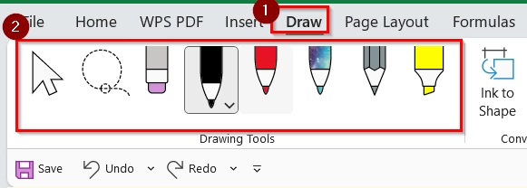 Drawing Your Signature Using Trackpad or Mouse and Insert in Excel
