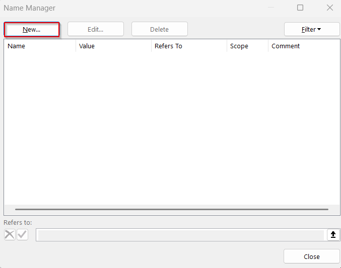 OFFSET + COUNTA Method for Auto-Updating Range