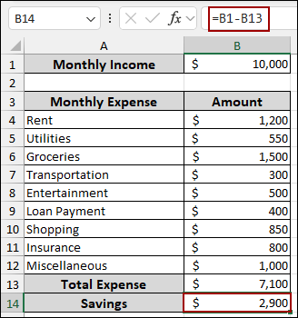 Steps to Use Scenario Manager in Excel