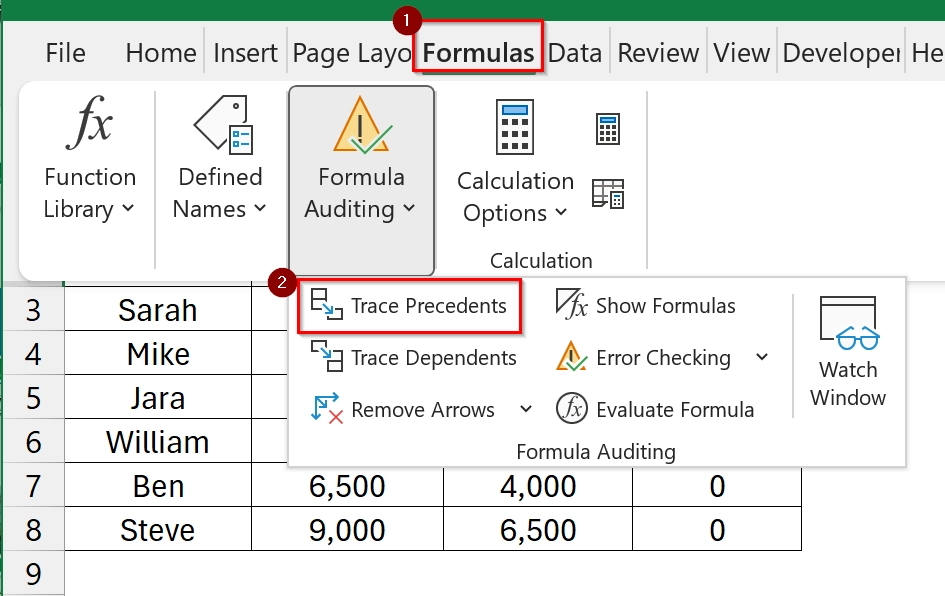 Steps to Remove or DIsable Circular Reference in Excel