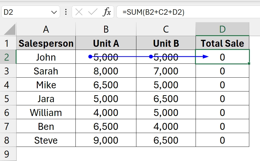 Steps to Remove or DIsable Circular Reference in Excel