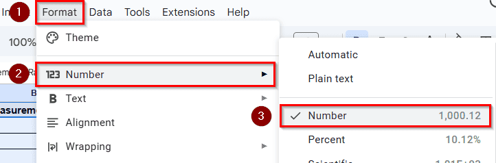 Formatting Numbers Without Changing Values
