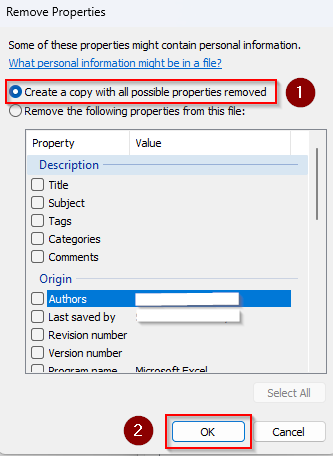 Remove Metadata Using the Windows File Explorer