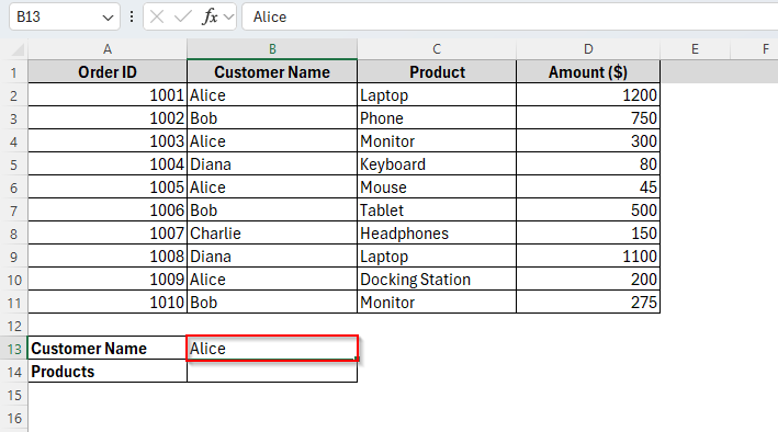 Vlookup and Return All Matches Horizontally Using FILTER Function