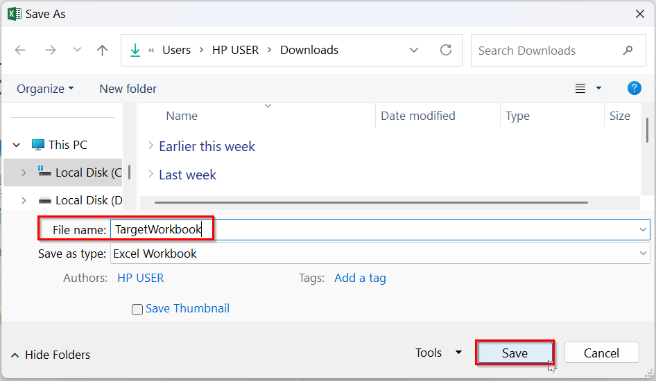 Copy Worksheet to a New Workbook