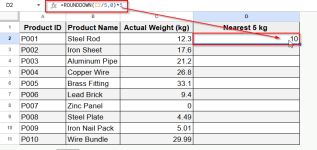 How to Round to Nearest 5 in Google Sheets (6 Easy Ways) - Excel Insider