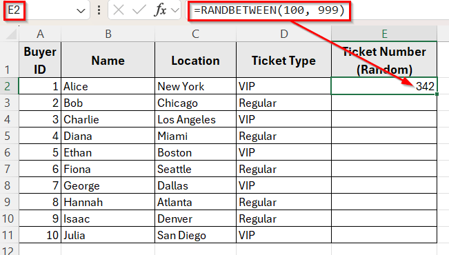 Using RANDBETWEEN with Remove Duplicates (For Older Excel Versions)