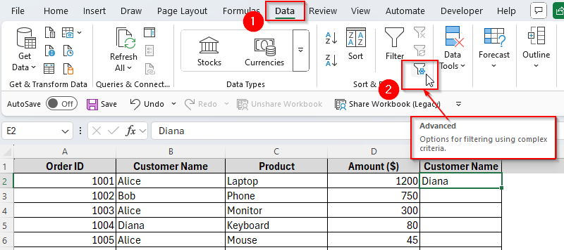 Using Advanced Filter to Vlookup and Return All Matches