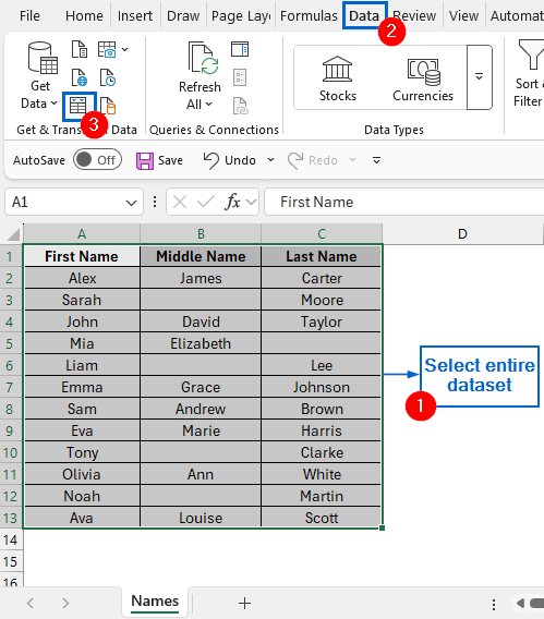 Use Power Query to Automatically Merge Columns
