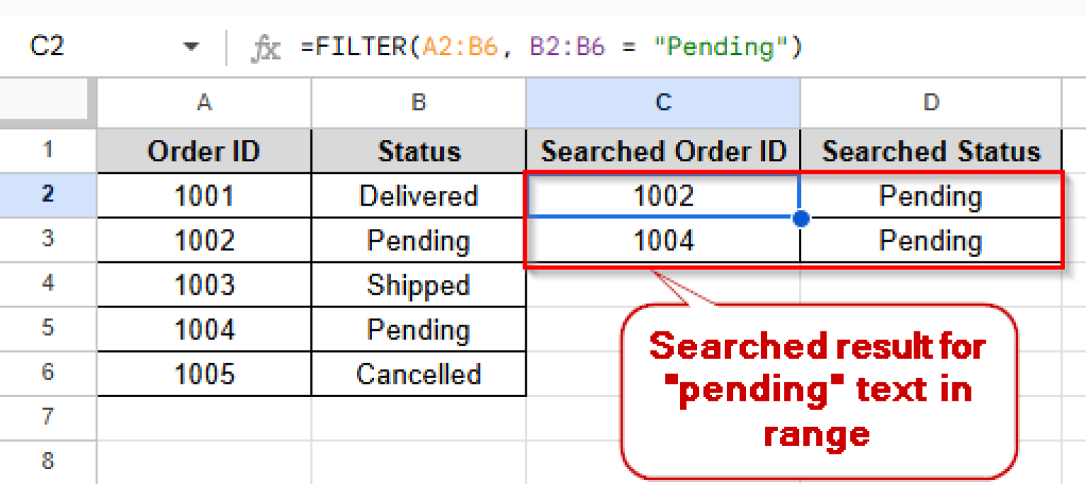 How to Search Data in Google Sheets - Excel Insider
