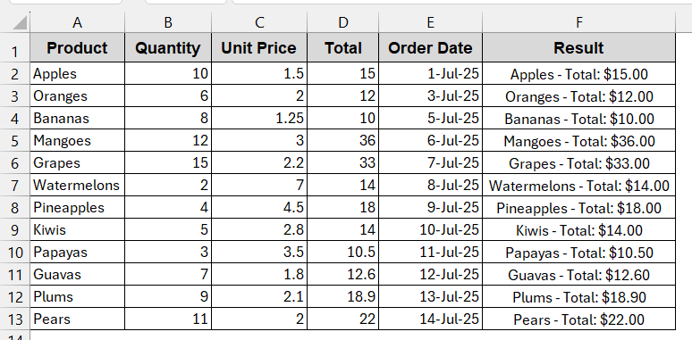 VBA Macro To Combine Texts and Numbers With Formatting