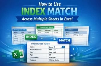 featured image - INDEX MATCH across multiple sheets