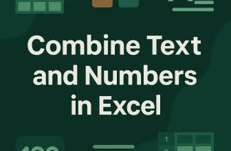 featured image - combine text and number in excel
