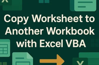 featured image - copy worksheet to another workbook vba