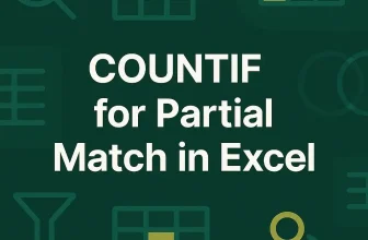 featured image - countif partial match