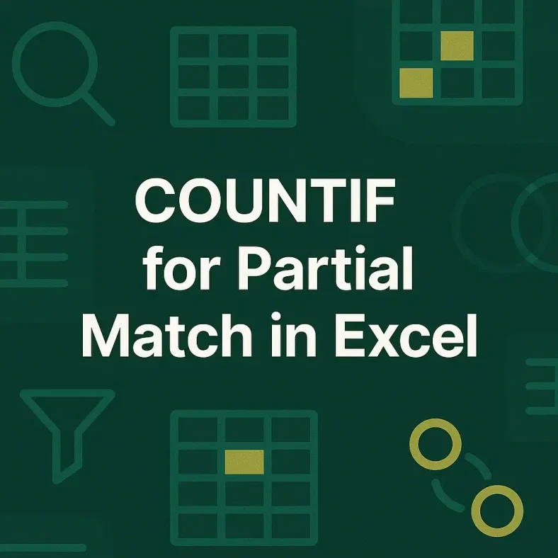 featured image - countif partial match