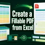 featured image - create a fillable pdf from excel