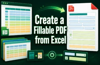 featured image - create a fillable pdf from excel