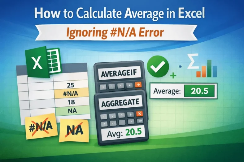 featured image - excel average ignore na