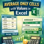 featured image - excel average only cells with values
