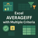 featured image - excel averageif multiple criteria