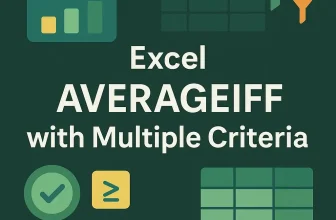 featured image - excel averageif multiple criteria
