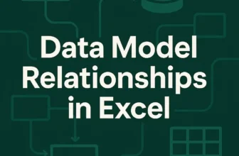 featured image - excel data model relationships