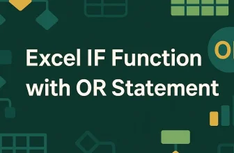 featured image - excel if or statement