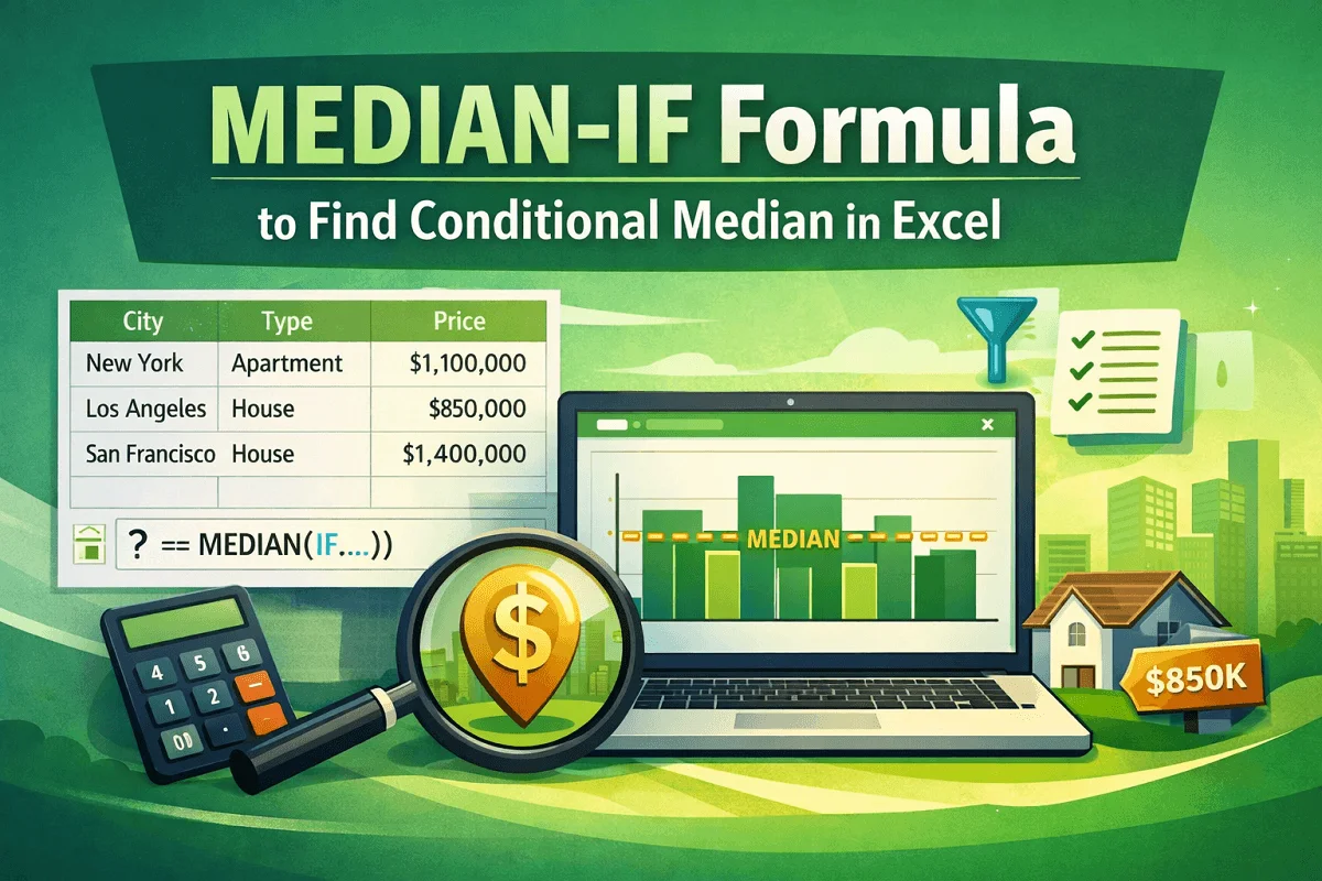 MEDIAN-IF Formula to Find Conditional Median in Excel