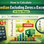 featured image- excel median if not zero
