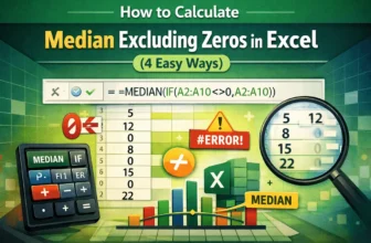 featured image- excel median if not zero