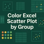 featured image - excel scatter plot color by group