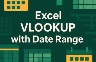 featured image - excel vlookup date