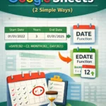 featured image - google sheets add years to date