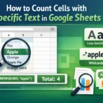 featured image - google sheets count number of cells with specific text