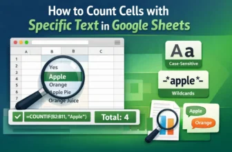 featured image - google sheets count number of cells with specific text