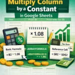featured image - google sheets multiply column by constant