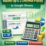featured image - google sheets round to 2 decimal places