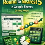 featured image - google sheets round to nearest 5